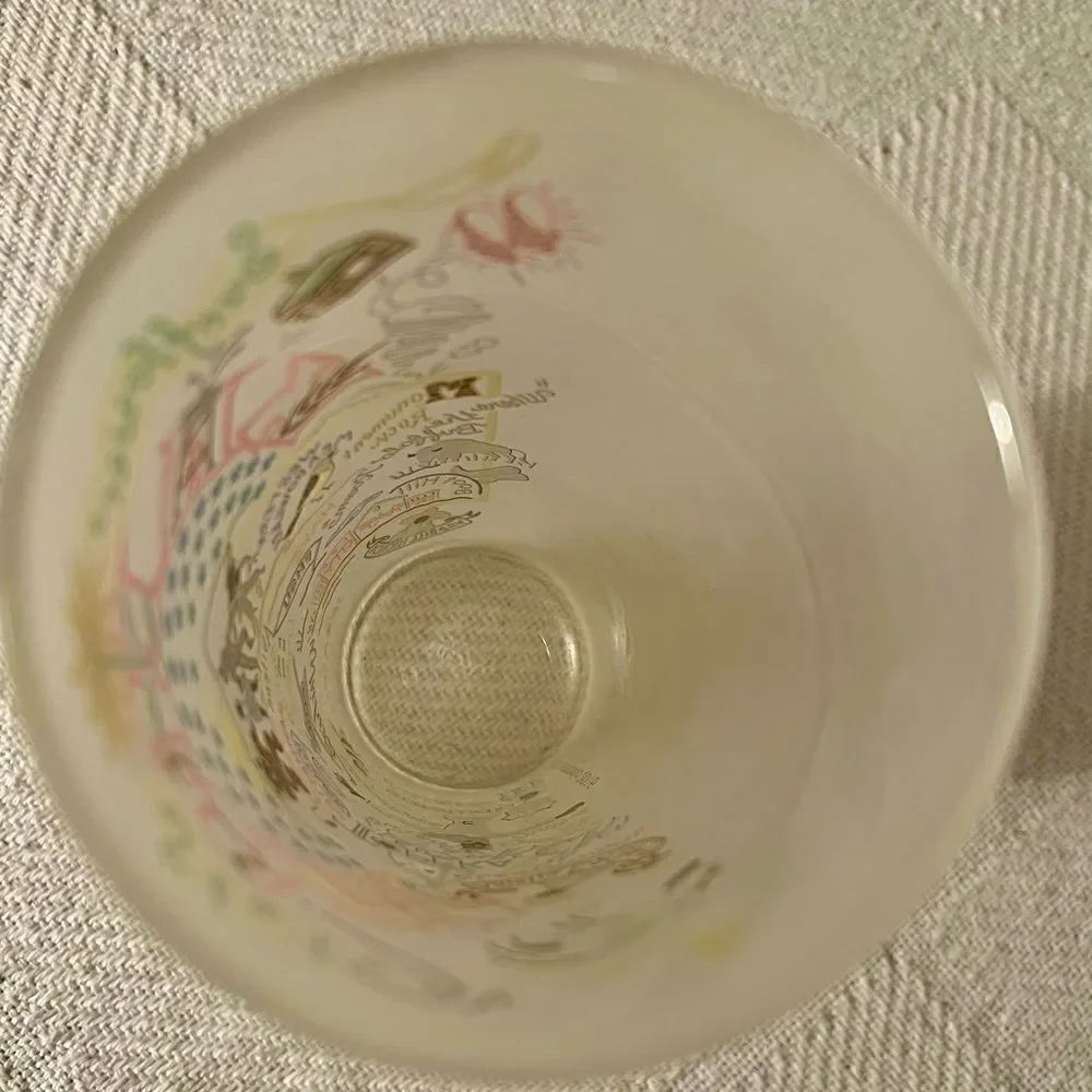 Catstudio “Kansas” Frosted Souvenir Glass Used Only As Set Dressing On TV Show.